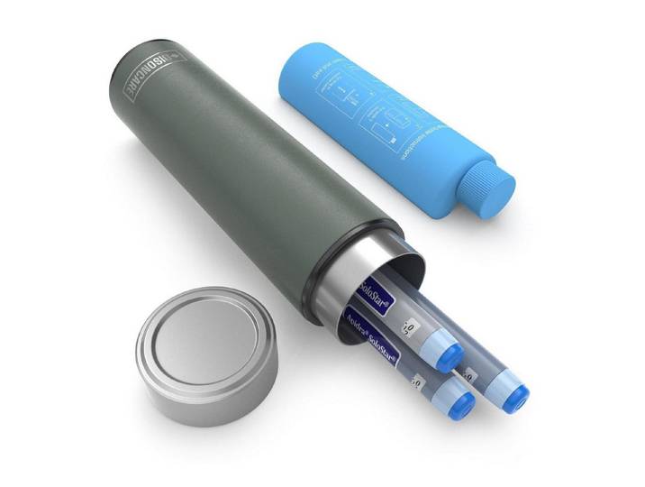 LuxusKollektion Kühltasche Kühltasche Insulinpen 2bis8Grad Diabetiker 60H Kühlakkus Grün