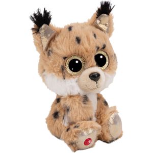 NICI Kuscheltier Glubschis 49295, Luchs Lenzo, ab 0 Jahre, 15 cm