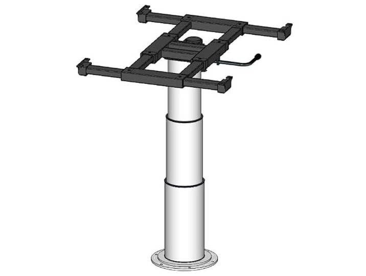 PONTTOR ilse 5962G06R822 Liftgestell Tischgestell Liftsäule mit Verdrehung und Verschiebung Auto Wohnwagen Wohnmobil Caravan