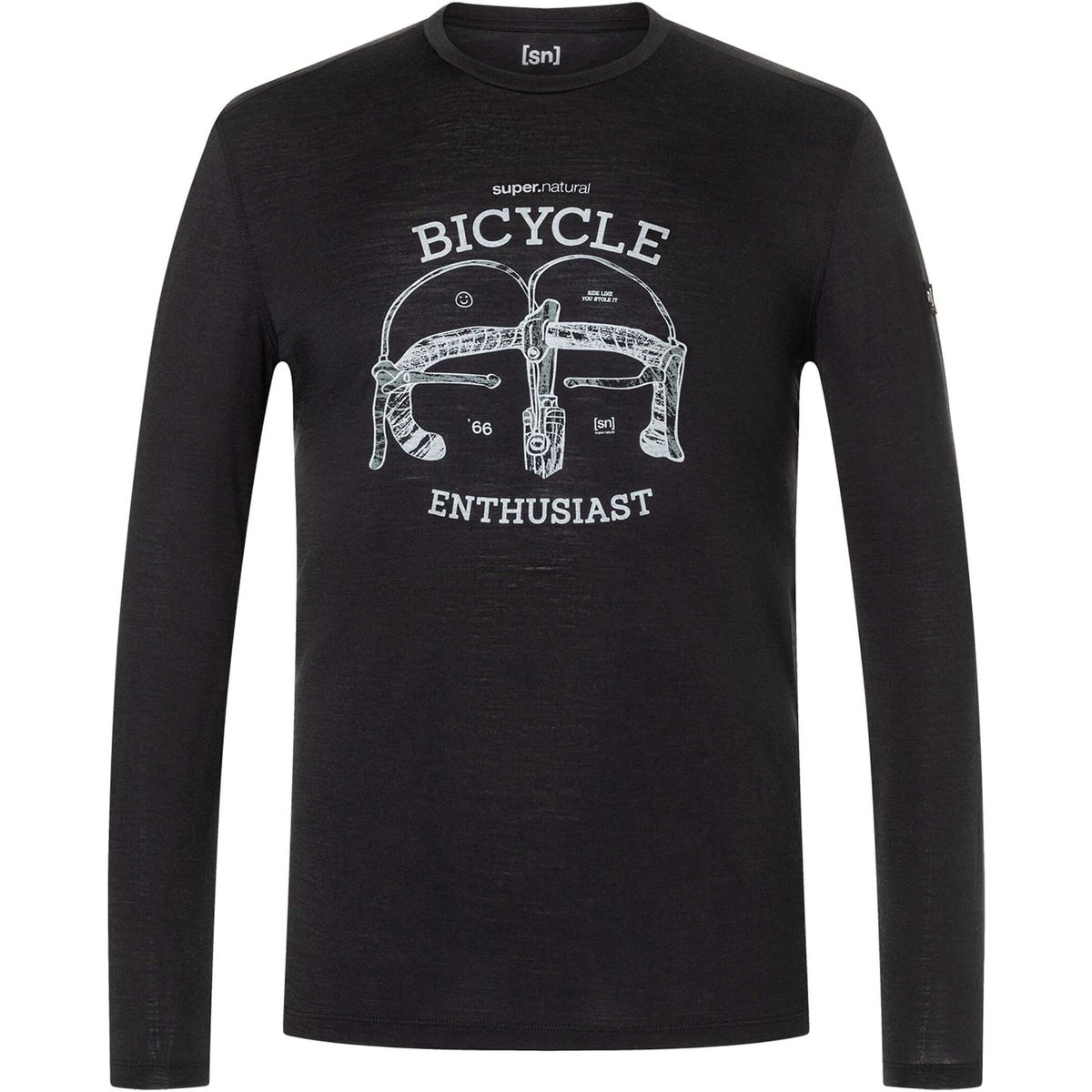 Super.Natural M Bike Enthusiast LS jet black/various (X48) L SNMP02107X48L