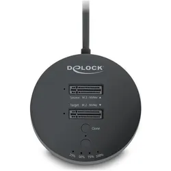 Delock USB 20 Gbps M.2 Dockingstation für 2 x M.2 NVMe PCIe, SSD + Festplatte Zubehör