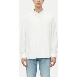 Hemd mit Button Down-Kragen 0120-WHITE S