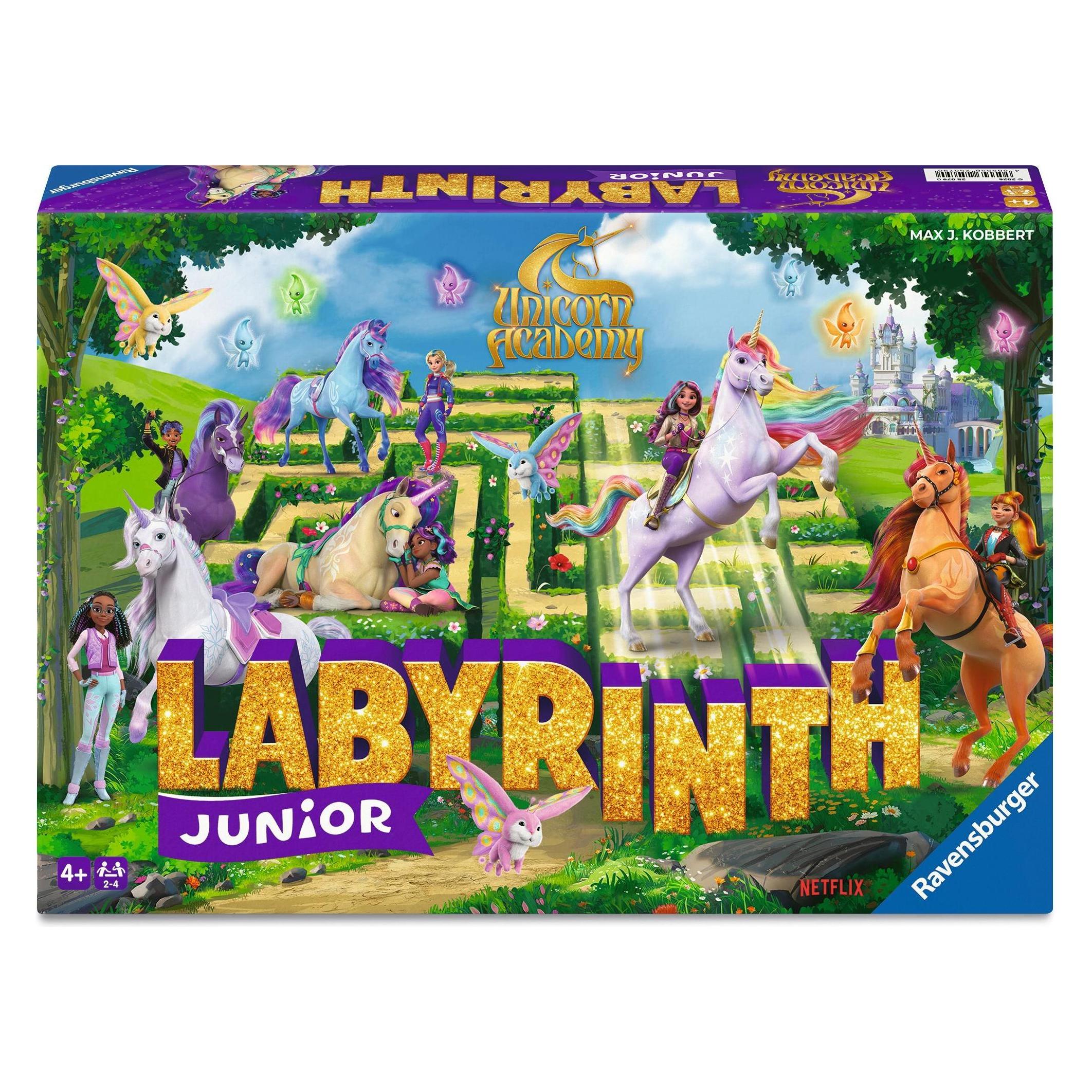 Ravensburger Unicorn Academy Junior Labyrinth (Deutsch, Englisch, Französisch, Italienisch, Niederländisch, Portugiesisch, Spanisch, 2 - 4 Spieler) (25079)
