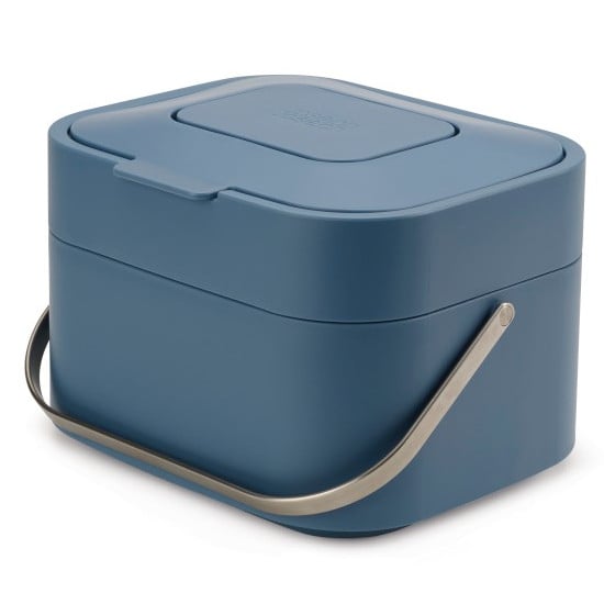 Joseph Joseph Compostbak met filter, blauw, 4 liter