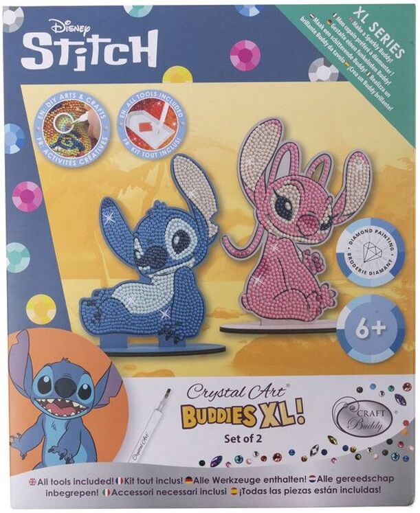 CRYSTAL ART Duo Stitch et Angel à diamanter Buddies XL