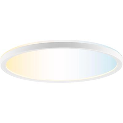 HANSEATIC LED Panel "DLP220A", weiß, 1, Ø 29,3cm H: 2,9cm, 1 Stk., Leuchten, Deckenlampe, Deckenleuchte, dimmbar, CCT über Wandschalter, Backlight