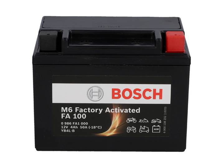 Motorradbatterie Fa100 AGM 4Ah/50A