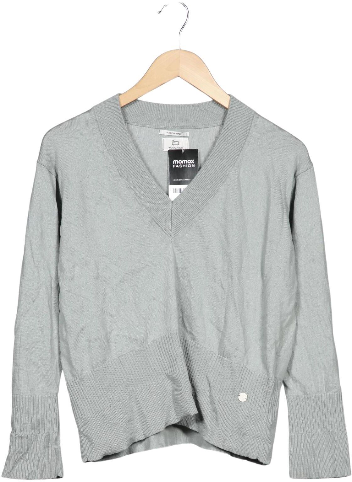 Woolrich Damen Pullover, Grau, Gr. S, Baumwolle / Kaschmir - Second Hand