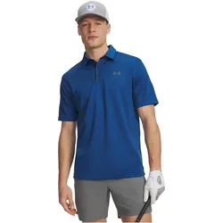 UNDER ARMOUR Tech Poloshirt Herren 427 - varsity blue/pitch gray/pitch gray XXL