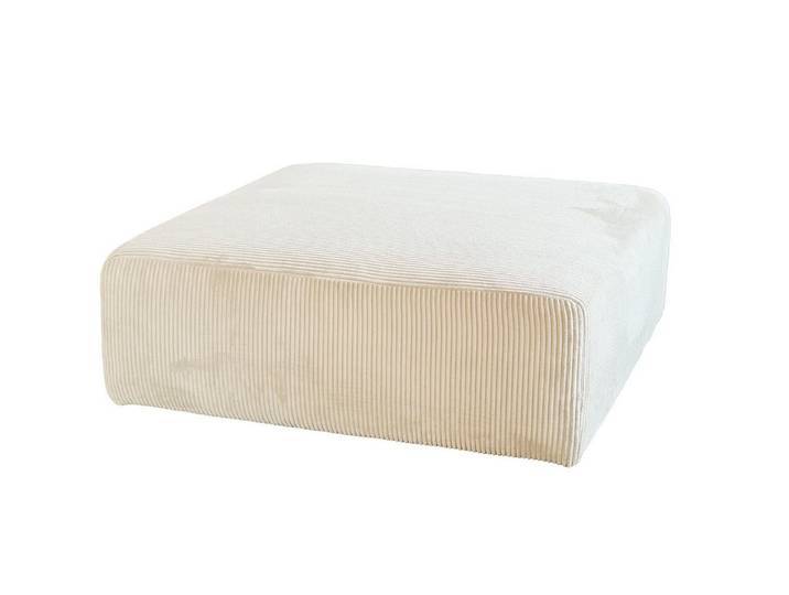 KAWOLA Hocker WIOLO SOFT, Sitzelement für Modulsofa Cord verschiedene Farben