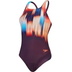 SPEEDO Damen Schwimmanzug Womens Digital Printed Medalist, Größe 36 in Pink Pink