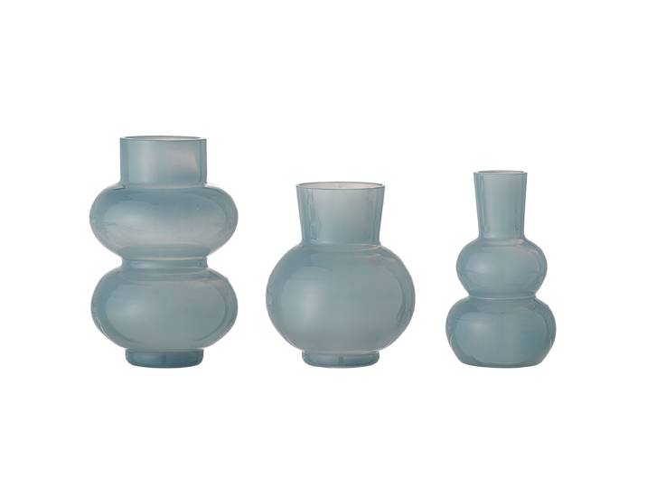 Vase Kinsie 3 pièces Bleu
