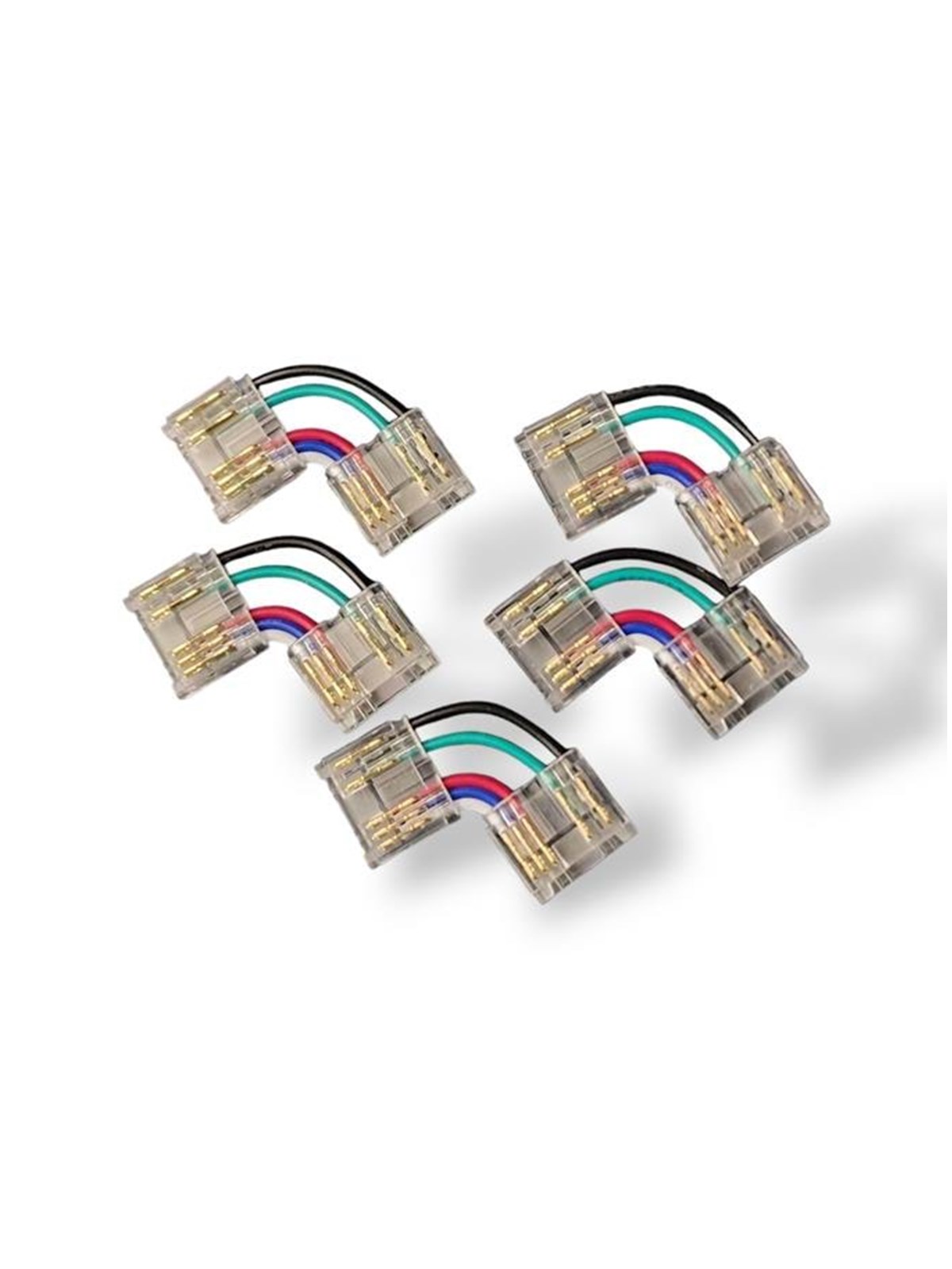 Light Solutions Corner SmartClip for 12mm RGBW COB LED Strip - 5-pack
