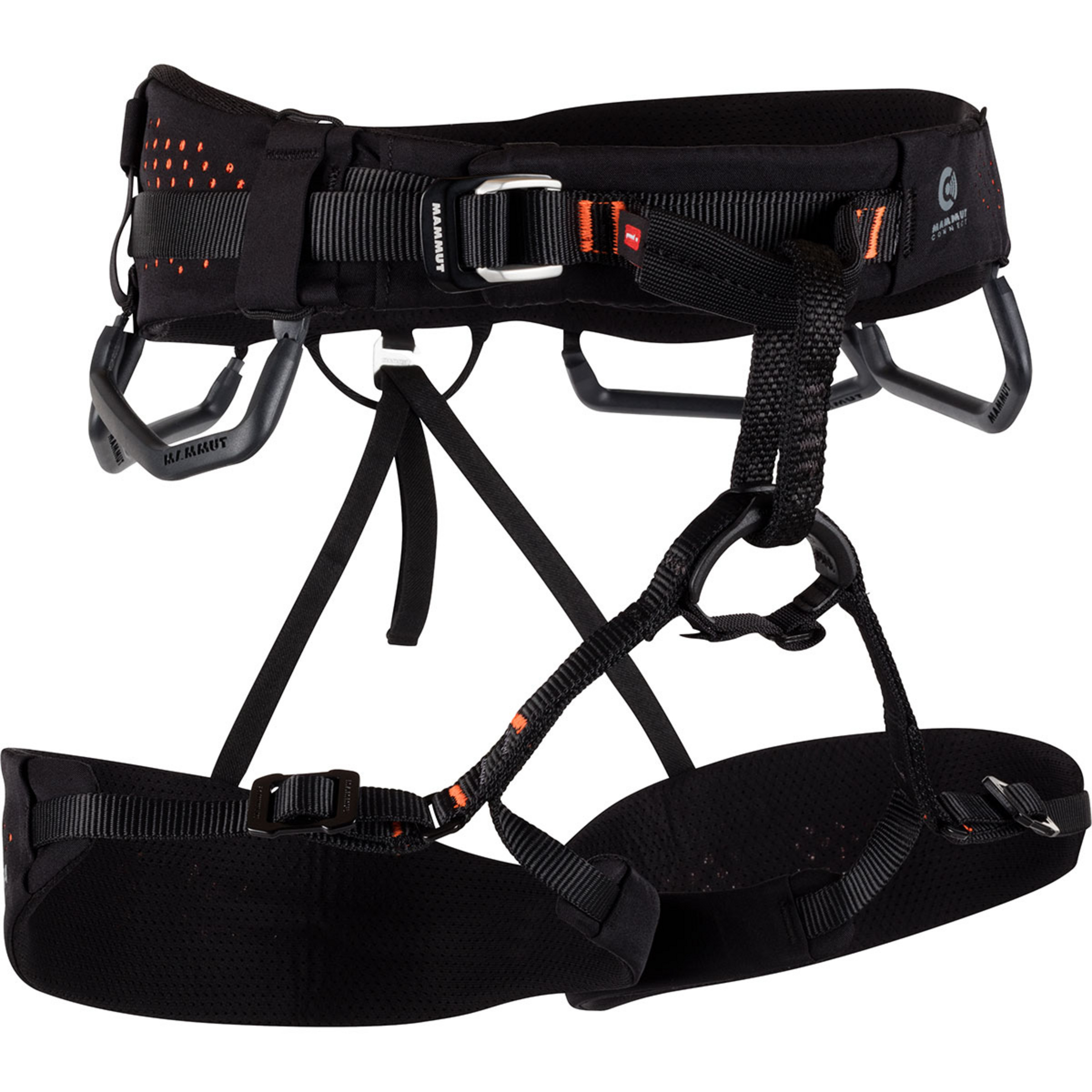 Mammut Comfort Fast Adjust Klettergurt schwarz Größe S | 67-77CM Alpinklettern | Sportklettern