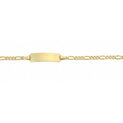 Goldarmband ADELIA´S "Damen Goldschmuck 333 Gold Figaro Armband 18,5 cm", gold, Armbänder, Damen, 18,5, Gold, Goldarmband, 333 Gold Goldschmuck für Damen