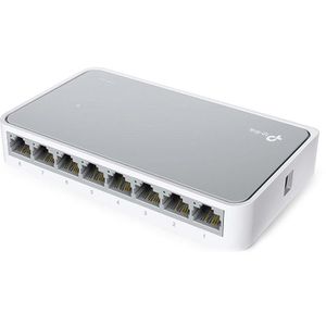 TP-Link Switch TL-SF1008D, unmanaged, 8-Port, 100 Mbit/s