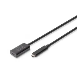 Digitus Aktives USB 3.2 Gen2 10G Verlängerungskabel, USB-C - USB-C, 5m