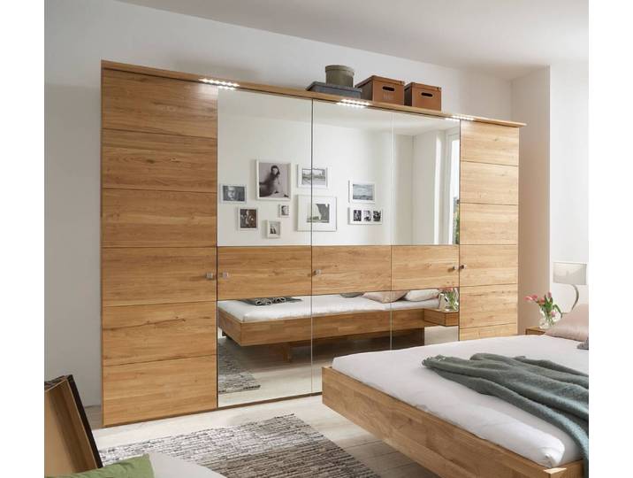 Kleiderschrank Merkur aus Massivholz in Kernbuche – 3%-Vorkasse-Rabatt