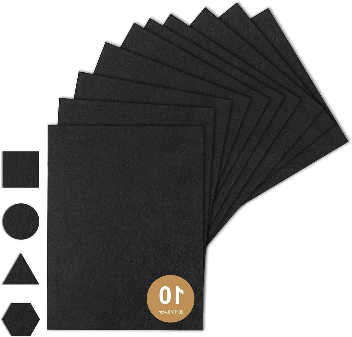 Zelfklevende vilt pads meubelbeschermers extra dik 4mm voor vloerbescherming
