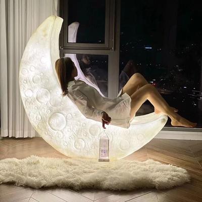 Uplifted Finds Moon Lamp Floor Lamp Creative Crescent Light For Home Decor eu natural Light
