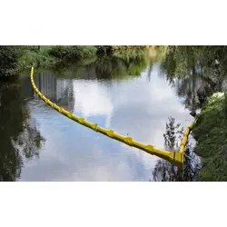 DENSORB Ölsperre ECOLINE 450, 15 m, für Flüsse, Seen und Häfen, Freibord 150 mm, Tauchtiefe 300 mm
