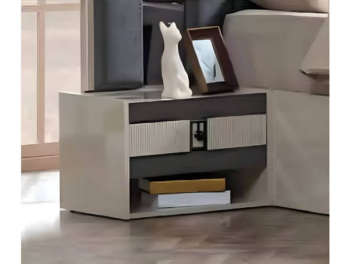 JVmoebel Nachttisch Modern gestaltete Nachttische aus Holz mit elegantem Design (2x Nachttische), Made in Europa