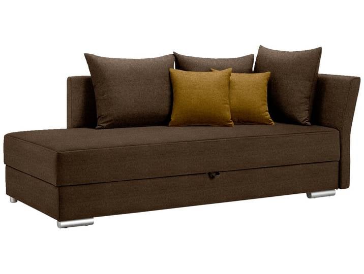 Hom´in Schlafsofa COMA, braun, Stoff