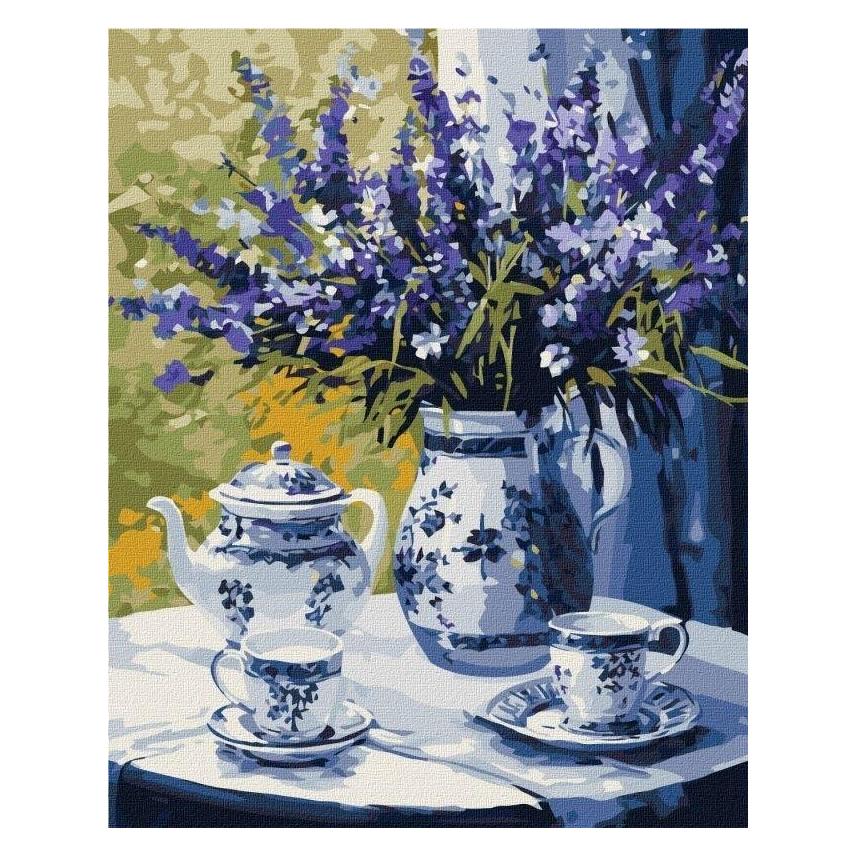 Ideyka Malen nach Zahlen - Nachmittagstee mit Lavendel (57318038)