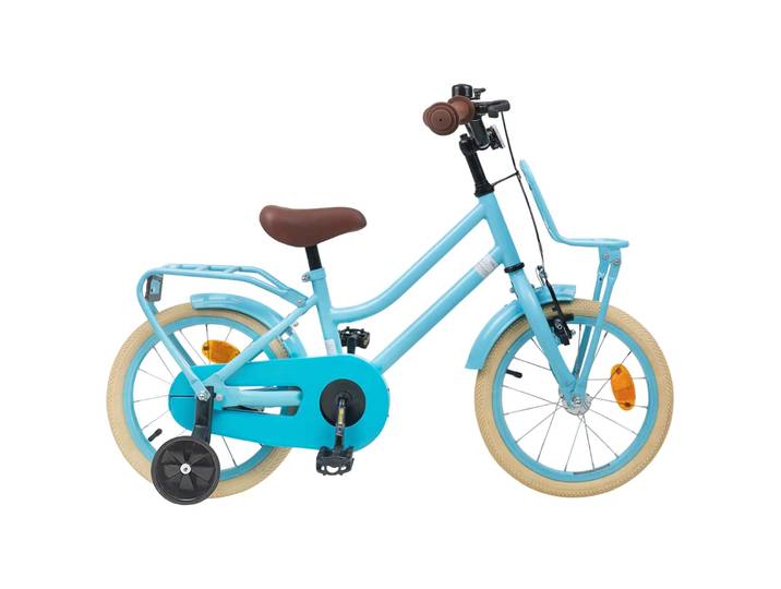 vidaXL Kinderfahrrad 14 Zoll für 3-5 Jahre alt Himmelblau