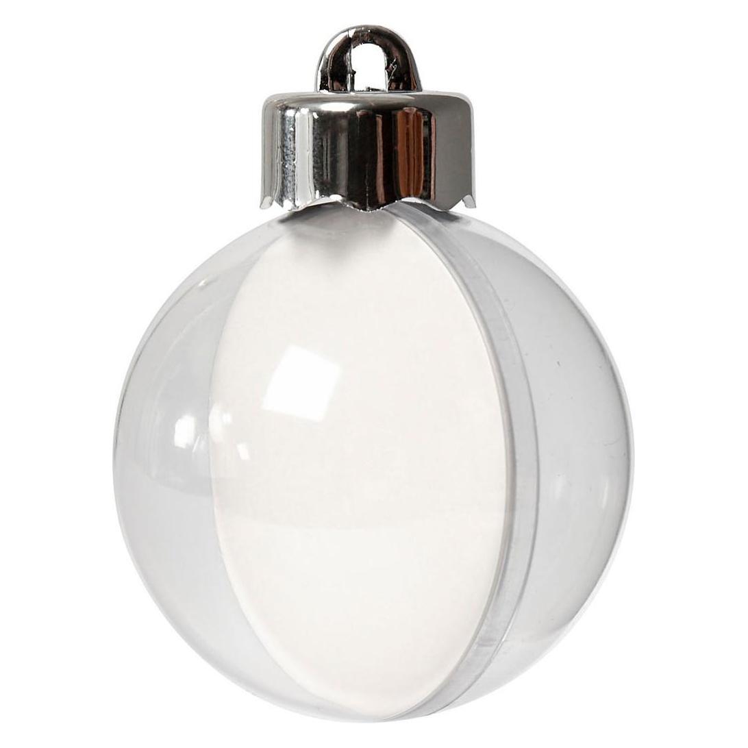 Creativ Company Dekokugeln Transparent 5cm, 10 Stk. (5707167003497)