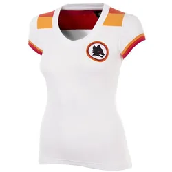 Copa Football, Damen, Fussballtrikot, AS Roma 1978 - 79 Away Womens Retro Trikot für Frauen (XL), Weiss