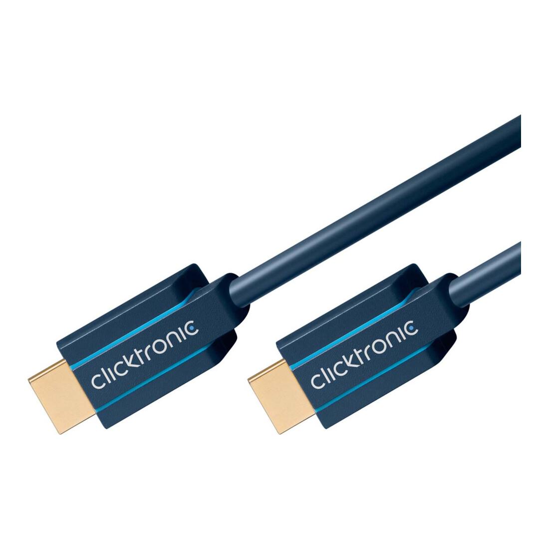 Clicktronic HDMI Kabel HighSpeed 1m,Ethernet 70301)