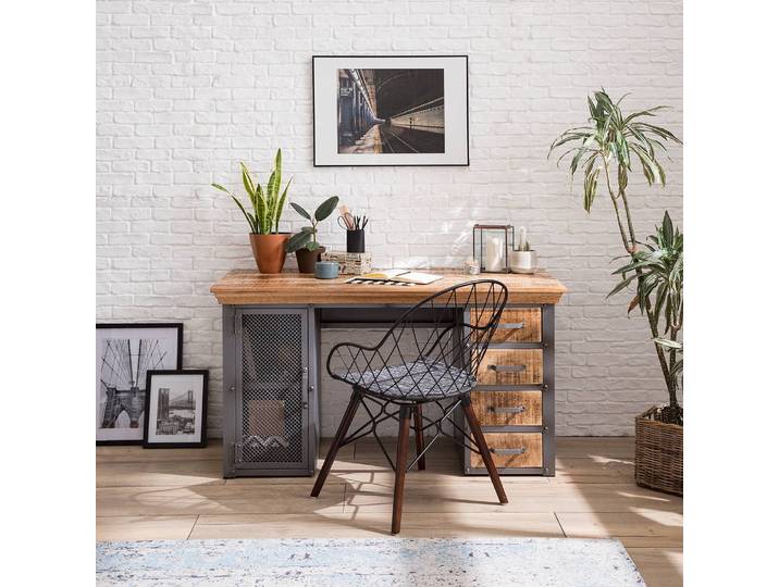 Bureau II 140 x 76 x 60cm Marron/Marron