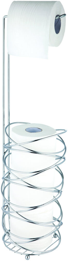 Canyon Free Standing Toilet Paper Holder Silver 69cm H X 18.98cm W X 28.86cm D