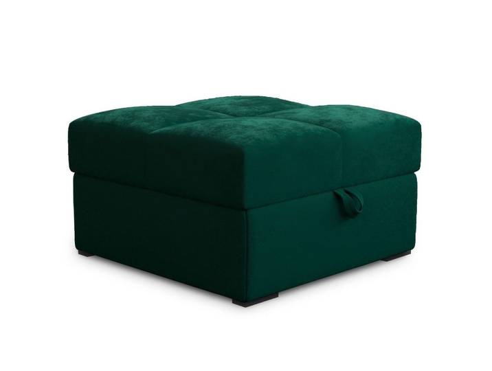 POUF MIZA Grün 65x65 cm