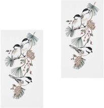 C&F Home Christmas Chickadees Towel Set of 2