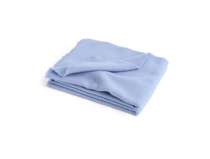 HAY Plaid en laine Mono 130x180 cm Light blue