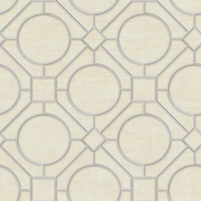 Seabrook Designs Koi Silk Road Trellis Unpasted Wallpaper