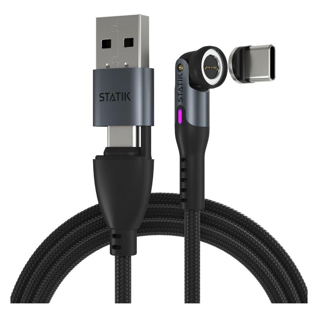 Statik 5in1 Ladekabel (2 m, USB 2.0, 100 W) (PUP-0520-6FT)