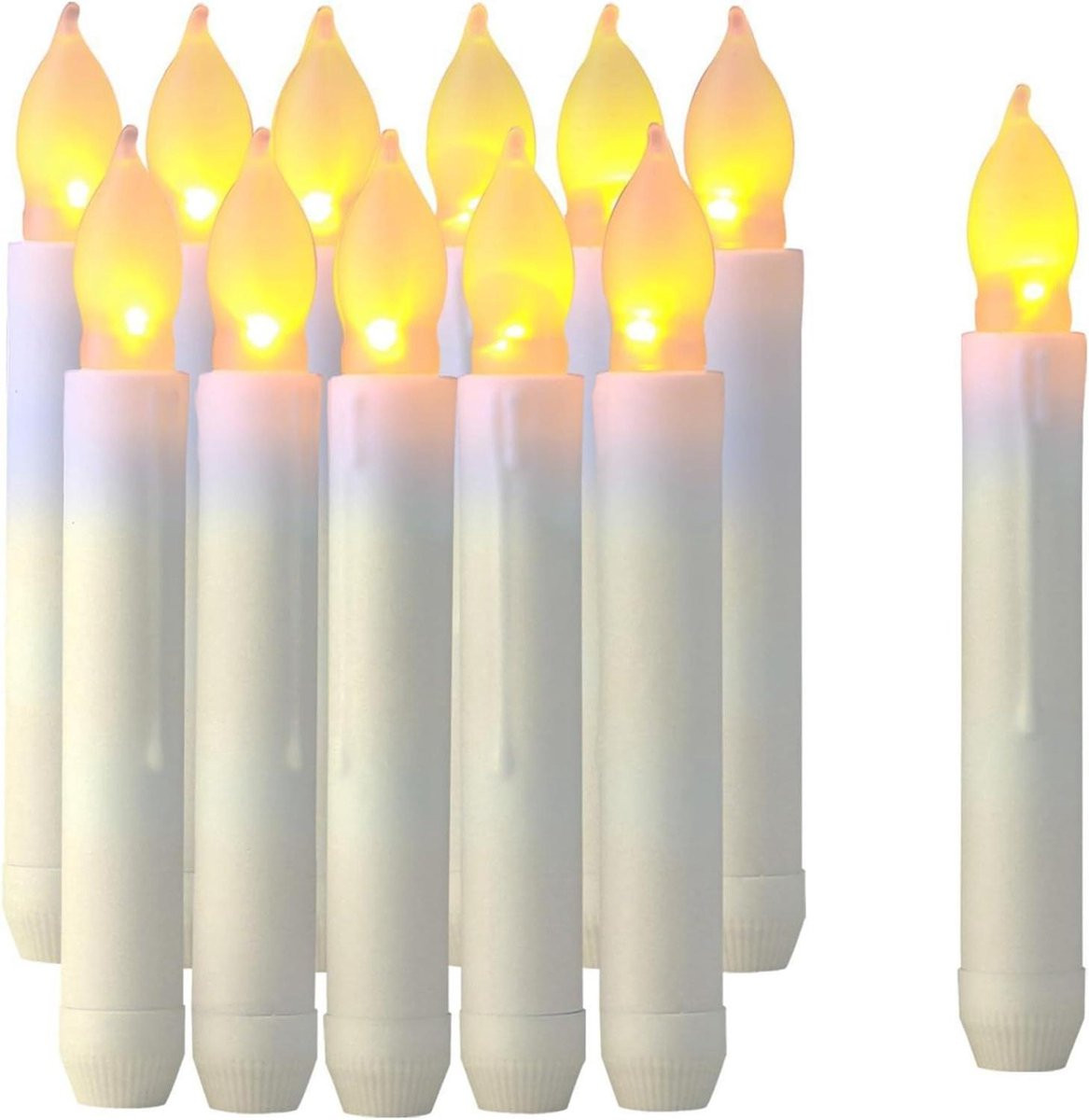 Elektronische LED Kaars - Geel - 1 Stuk