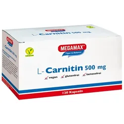 L-CARNITIN 500 mg Megamax Kapseln 120 St
