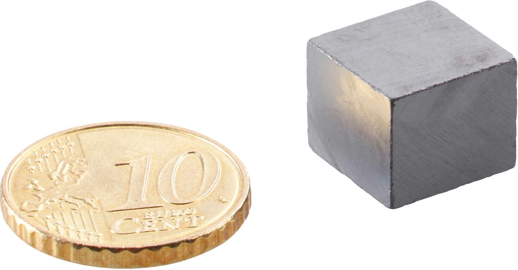 SPRINTIS 10 Unités - Aimants carrés en ferrite, Y35 12 x 12 mm   10 mm, anthracite