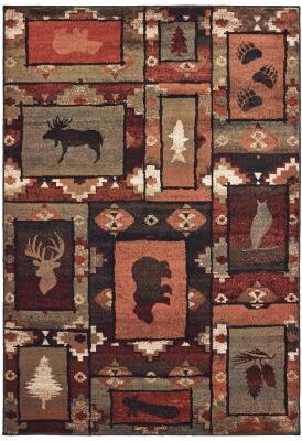 Style Haven Westley Nature's Silhouettes Rustic Area Rug