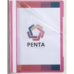 Schnellhefter DIN A4 PVC-Hartfolie rosa