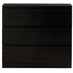 Kommode Jente Holz Schwarz