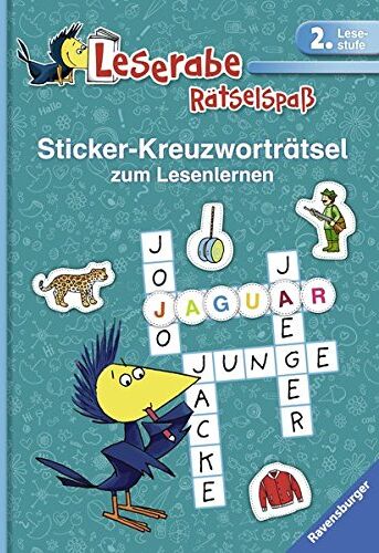 Anne Johannsen - Sticker-Kreuzworträtsel (2. Lesestufe), türkis (Leserabe - Rätselspaß) - Preis vom 11.10.2026 15:43:13 h