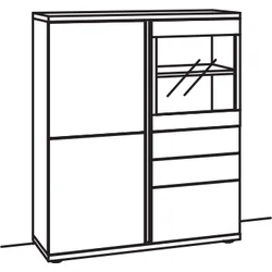 Venjakob Barola Highboard 9121