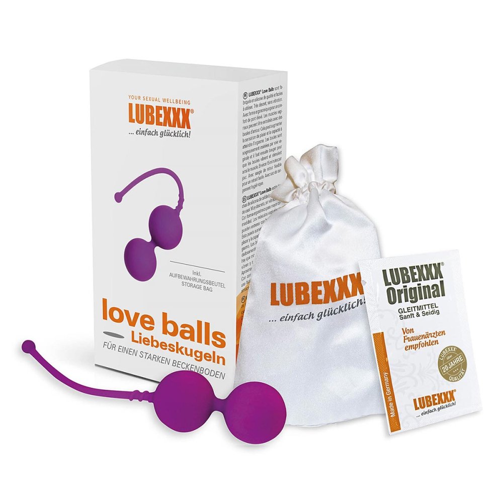 MAKE GmbH Lubexxx love balls Liebeskugeln für Beckenbodentraining lila 14304175