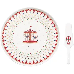 Christmas Wonderland Tortenplatte Ø32cm mit Tortenheber Gebäckteller Weihnachten