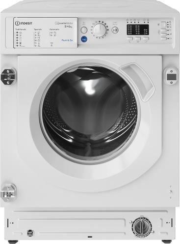 Einbau Waschtrockner INDESIT BIWDIL861485EU, 8/6 kg, 1400 U/min, Induktion, Weiß, L60cm